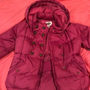 Girls Juicy pink coat.